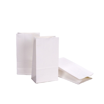 Factory Disposable Custom Recycled Kraft Paper Bag Printed Take Away Paper Bag Food