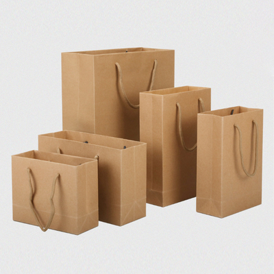 Recyclable Paper Bag Best Price Customized Packaging With Handle From Manufacturer