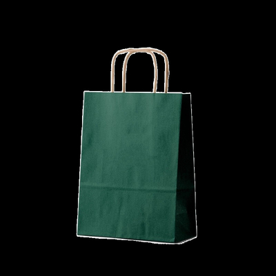 Recyclable Kraft Paper Bags With Handle White Paper Bag With Printed Custom Carrier Bags