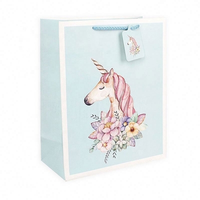 Recyclable Wholesale Paper Shopping Bag with Logo Print, Branded Retail Paper Bag for Store