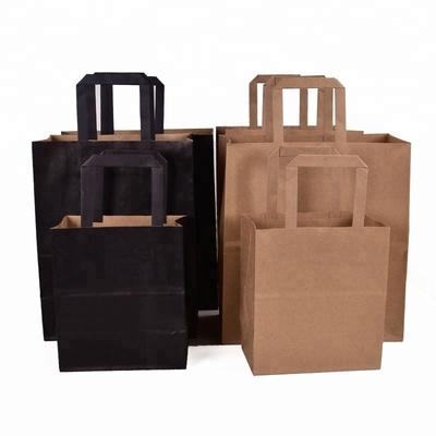 Business&amp;amp; Wholesale Buying Brown Paper Bag 18cm Thickness 20cm Width 11cm Heigh Handle Craft Paper Bags Kraft Paper Bags